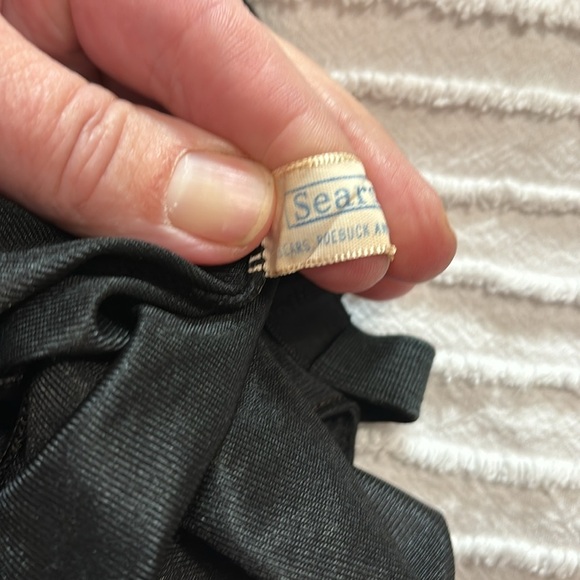 Vintage (Lot‎ of 2) Black & Ivory Slip dresses 34/36 coquette sexy romantic - Picture 7 of 13